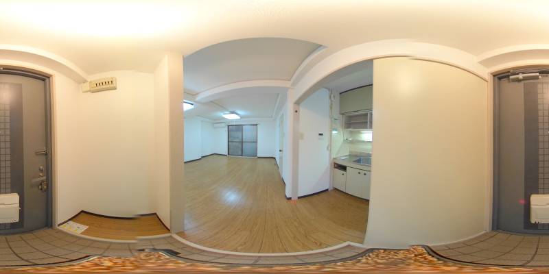 パノラマ画像玄関