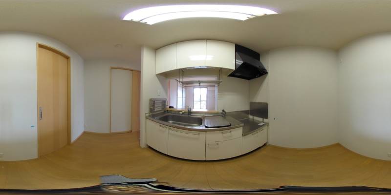 パノラマ画像キッチン