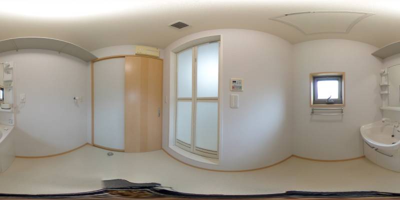 パノラマ画像洗面所
