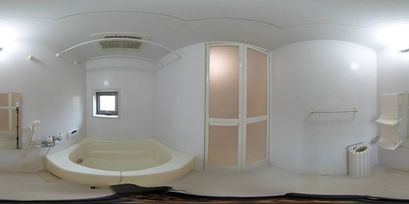 パノラマ画像バスルーム