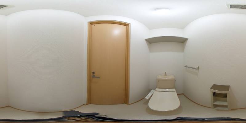 パノラマ画像トイレ