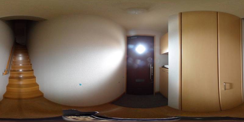 パノラマ画像玄関