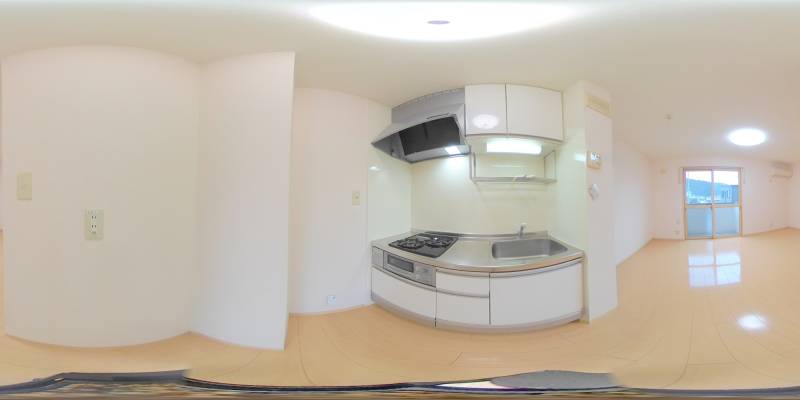 パノラマ画像キッチン