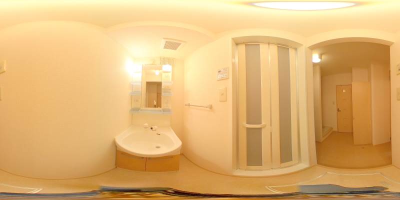 パノラマ画像洗面所