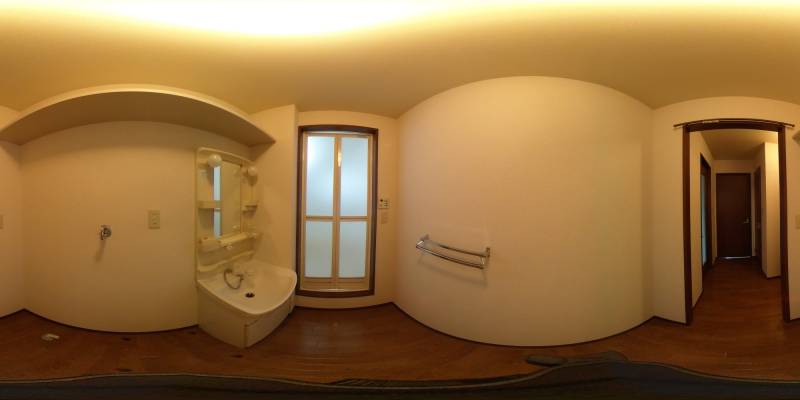 パノラマ画像洗面所