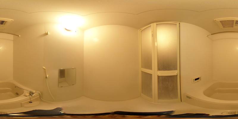 パノラマ画像バスルーム