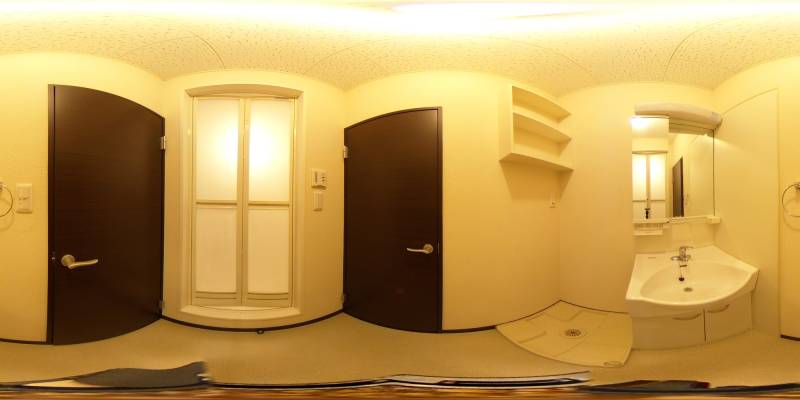 パノラマ画像洗面所