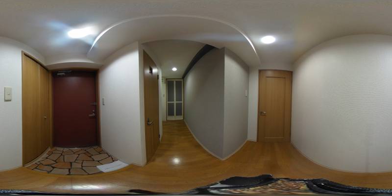 パノラマ画像玄関