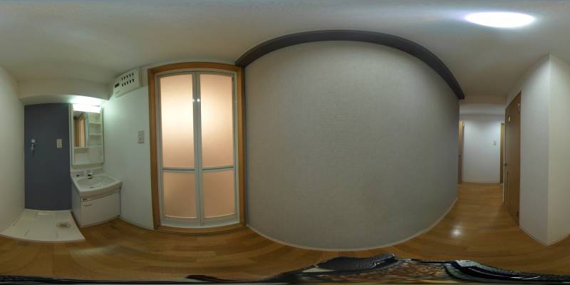 パノラマ画像洗面所