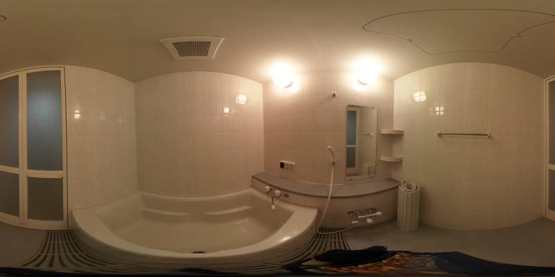 パノラマ画像バスルーム