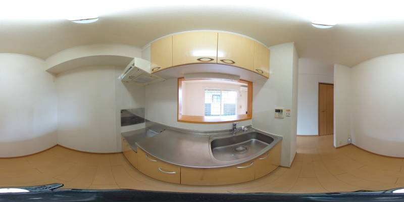 パノラマ画像キッチン