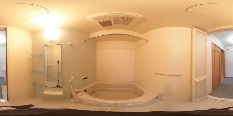 パノラマ画像バスルーム