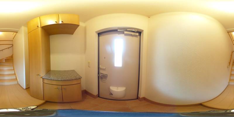 パノラマ画像玄関