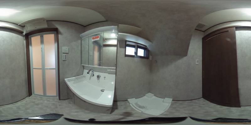 パノラマ画像洗面所