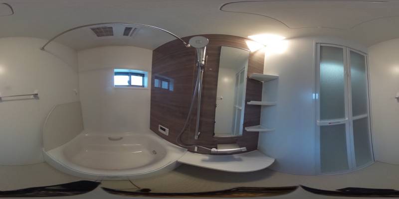 パノラマ画像バスルーム