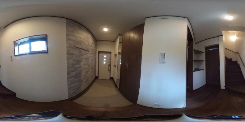 パノラマ画像玄関