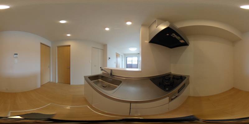 パノラマ画像キッチン