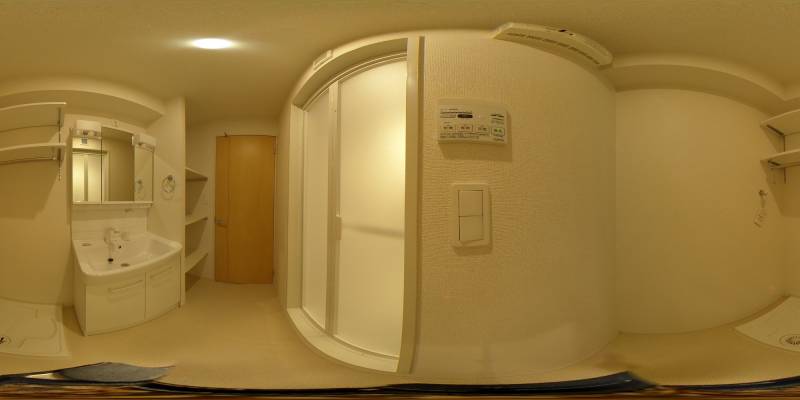 パノラマ画像洗面所