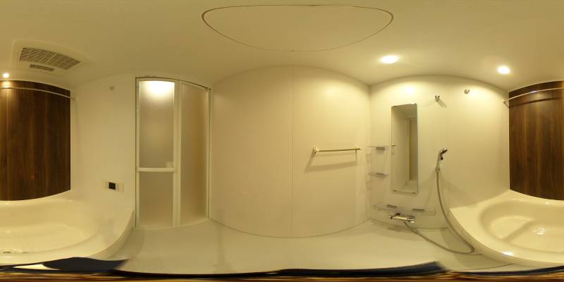 パノラマ画像バスルーム