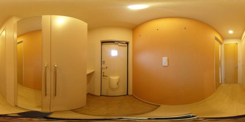 パノラマ画像玄関