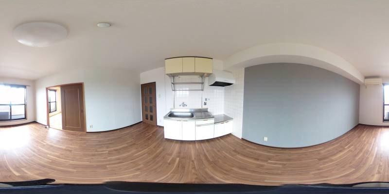 パノラマ画像キッチン