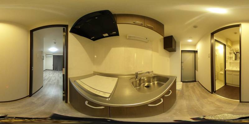 パノラマ画像キッチン