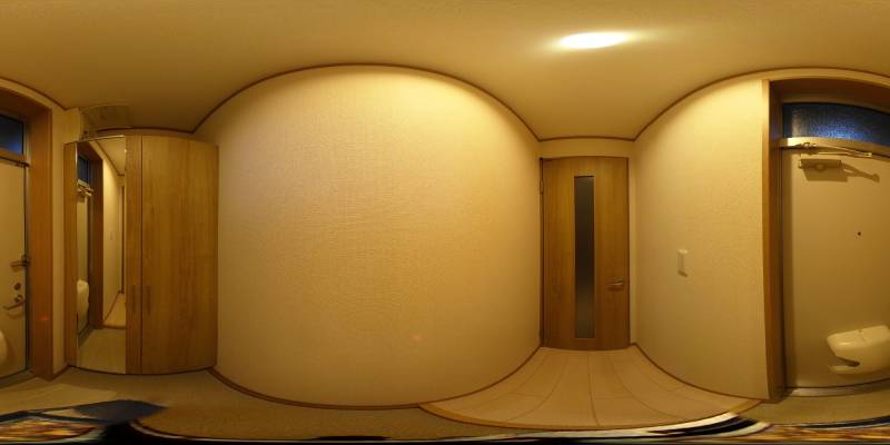 パノラマ画像玄関