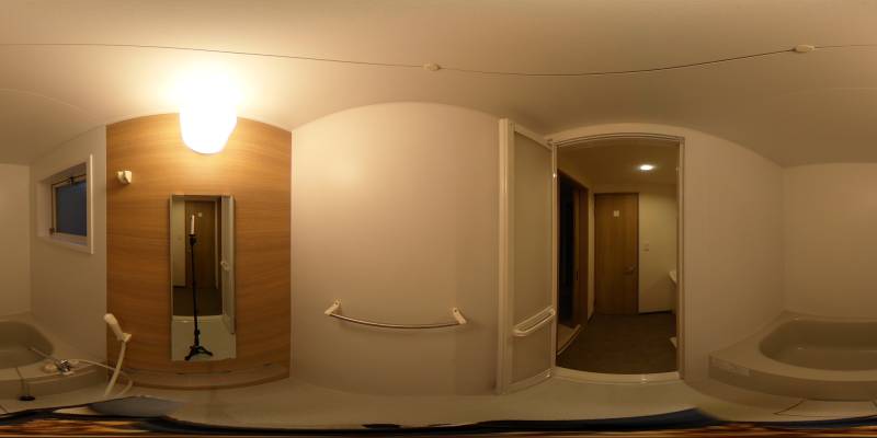 パノラマ画像バスルーム