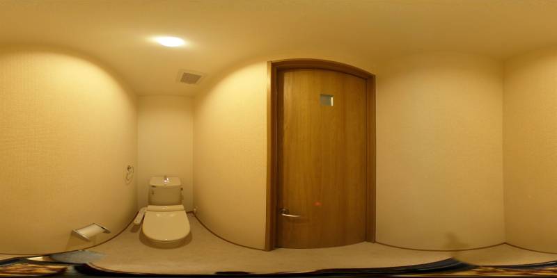 パノラマ画像トイレ