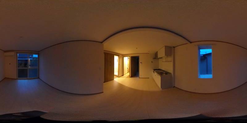 パノラマ画像リビング