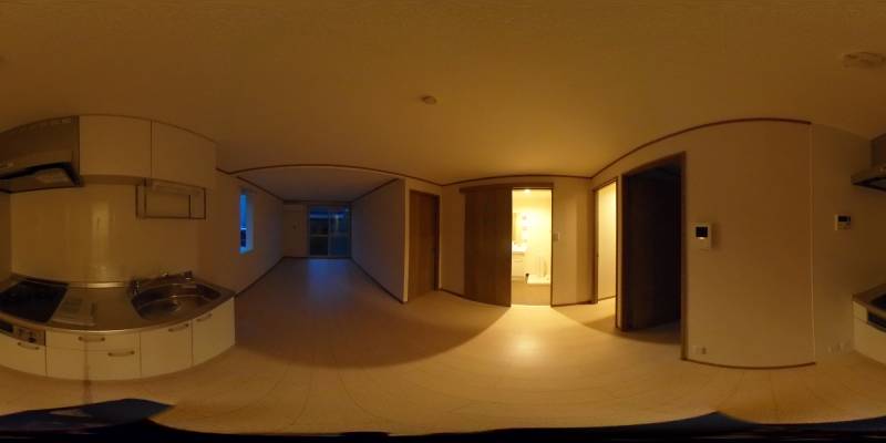 パノラマ画像キッチン