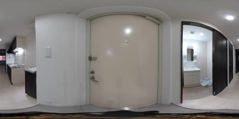 パノラマ画像玄関