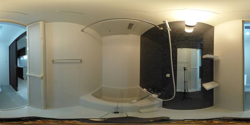 パノラマ画像バスルーム