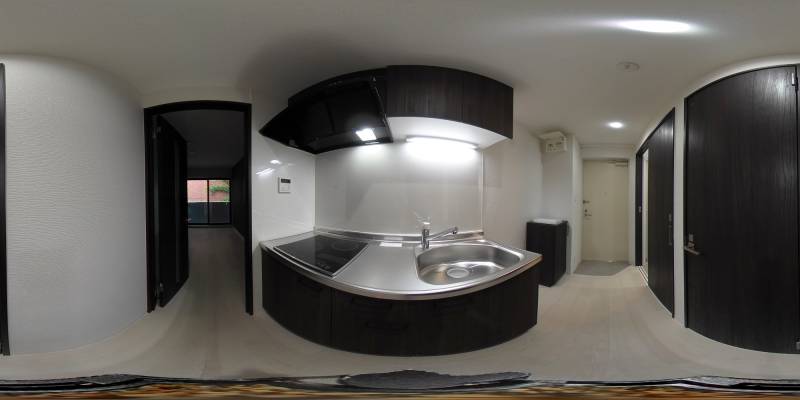 パノラマ画像キッチン