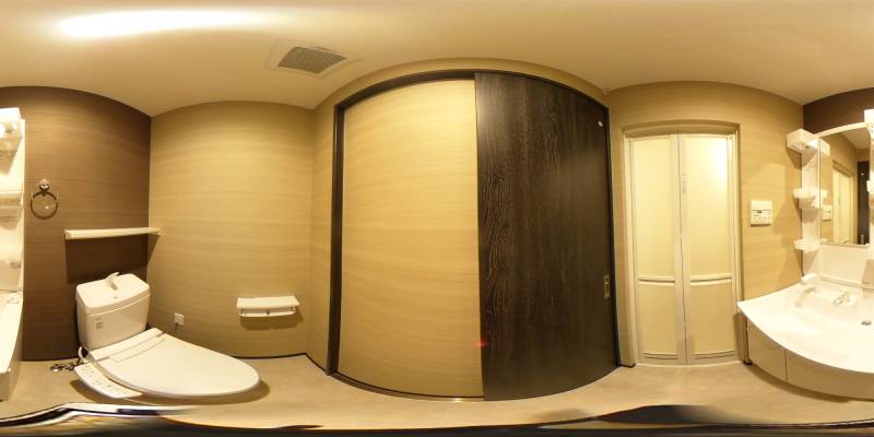 パノラマ画像洗面所