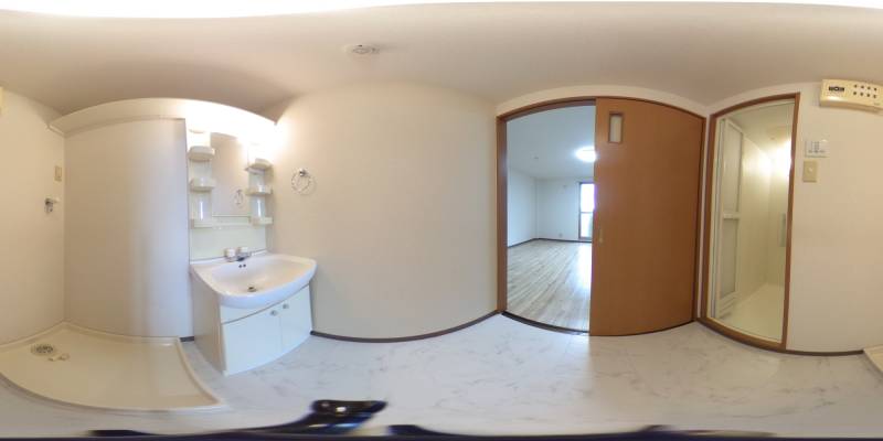 パノラマ画像洗面所