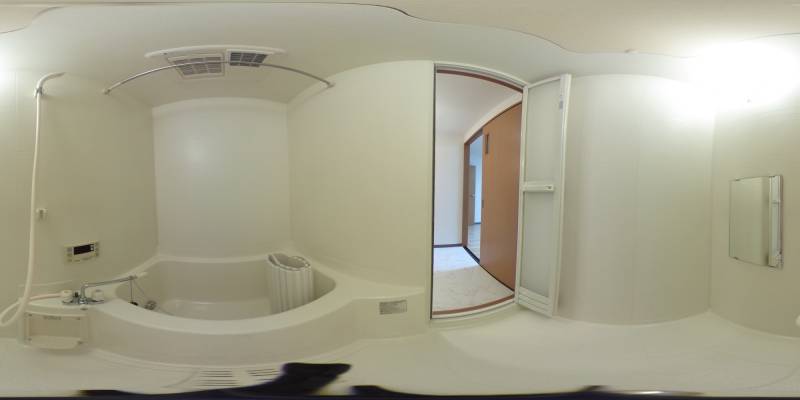 パノラマ画像バスルーム