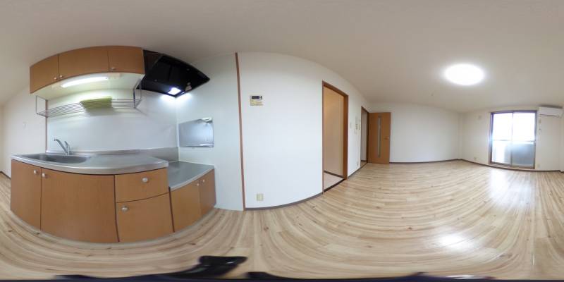 パノラマ画像キッチン