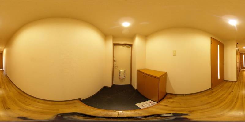 パノラマ画像玄関