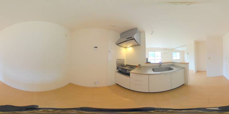 パノラマ画像キッチン