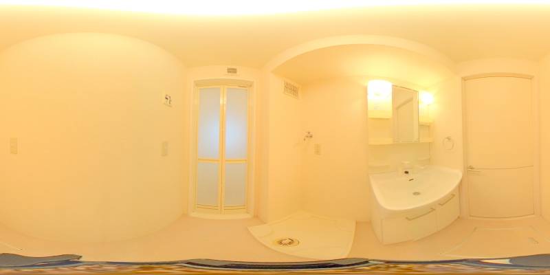 パノラマ画像洗面所