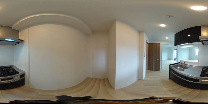 パノラマ画像キッチン