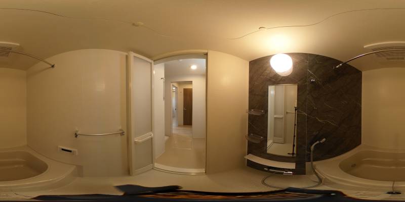 パノラマ画像バスルーム