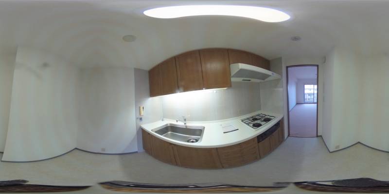 パノラマ画像キッチン