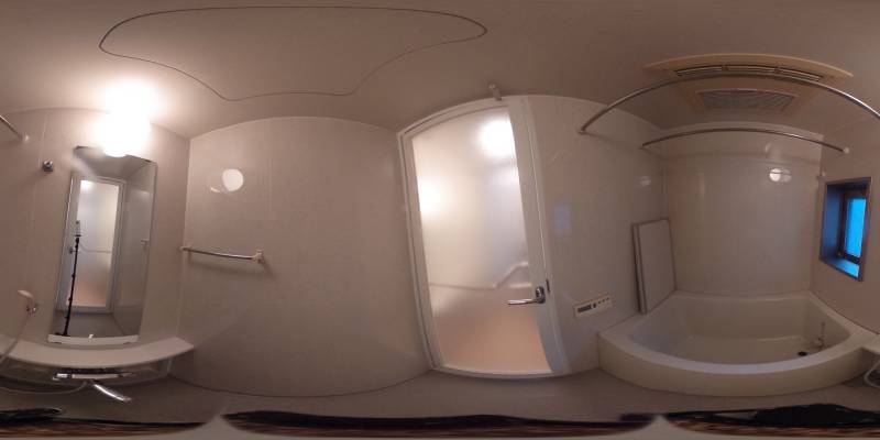 パノラマ画像バスルーム