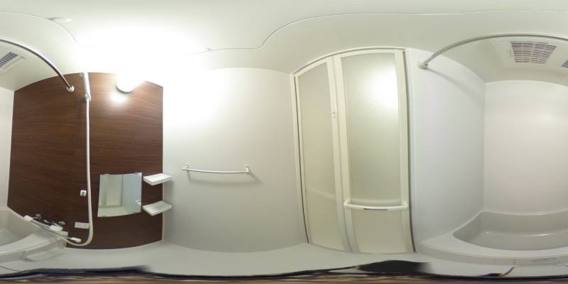 パノラマ画像バスルーム