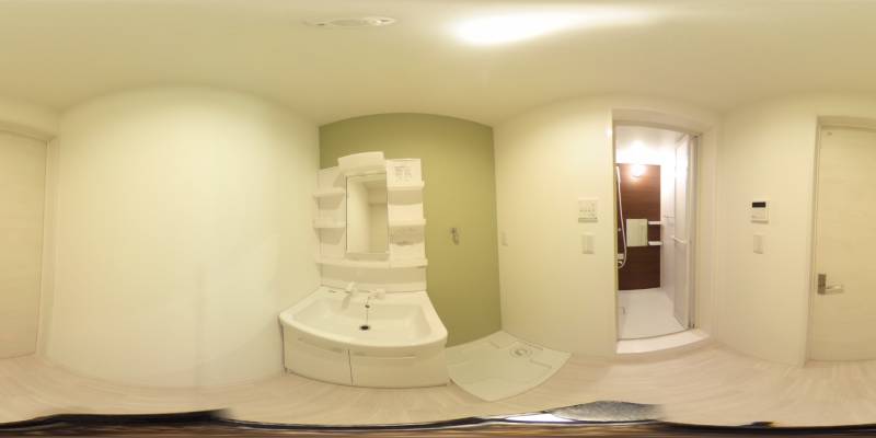 パノラマ画像洗面所