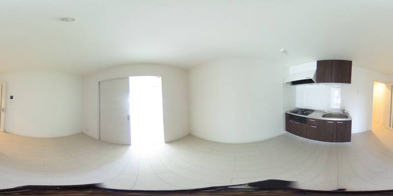 パノラマ画像キッチン