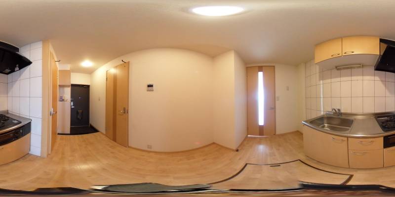 パノラマ画像キッチン