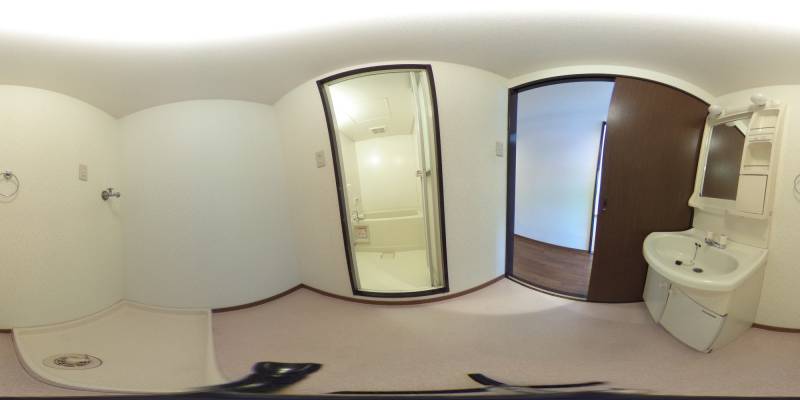 パノラマ画像洗面所